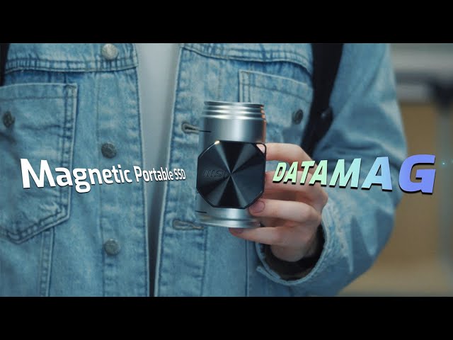 DATAMAG 20Gbps MAGNETIC PORTABLE SSD – All in One Snap | MSI